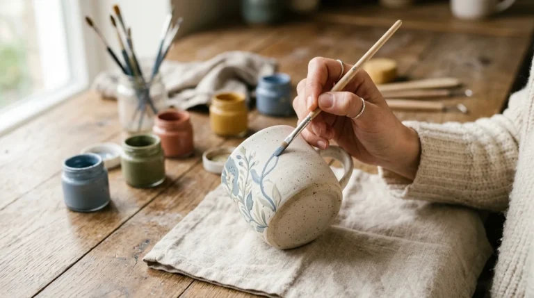 How to Paint Pottery with Simple Designs That Look Professional
